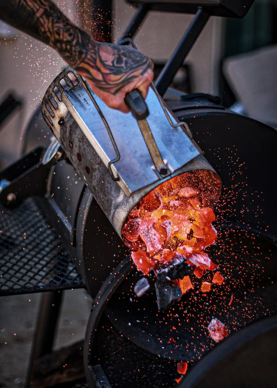 Lighting the fires! Smoked Apricot-Glazed Chicken Wings