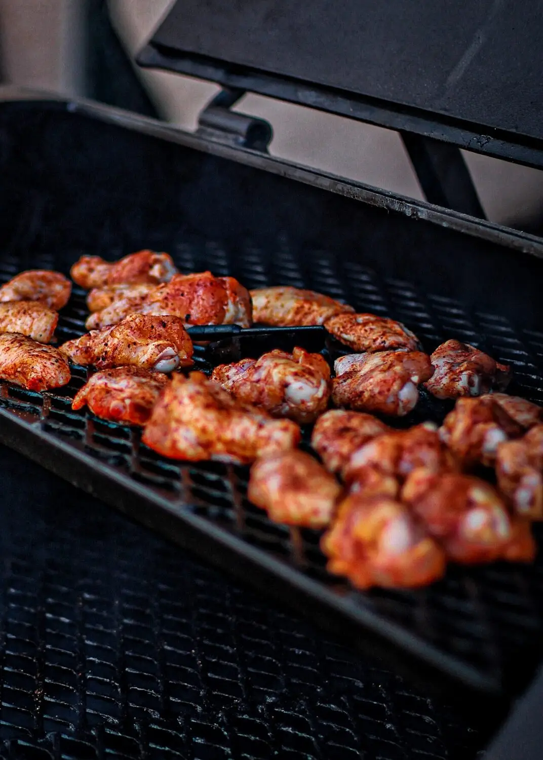 Smoked Apricot-Glazed Chicken Wings