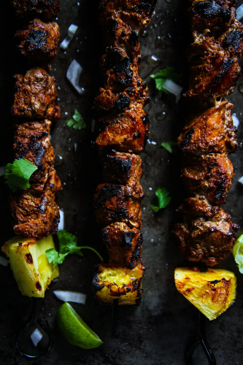 Live Fire Al Pastor-Inspired Kabobs - An open fire twist on the Central American recipe classic, made directly in your backyard!