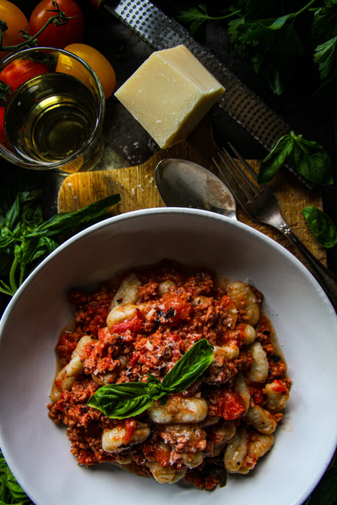 Smoked lamb ragu