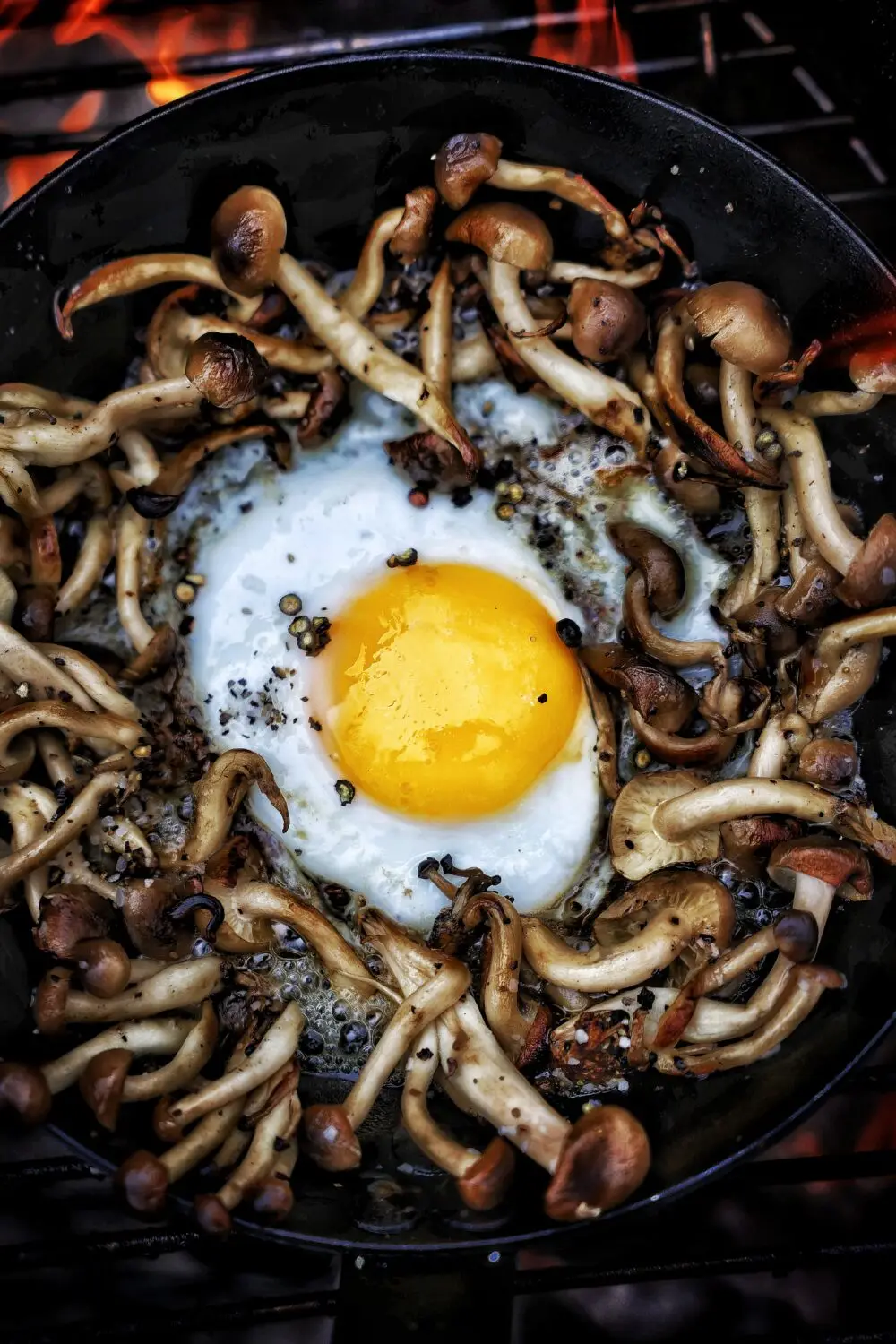 Nothing like fried egg and mushroom for the perfect flanken rice bowl