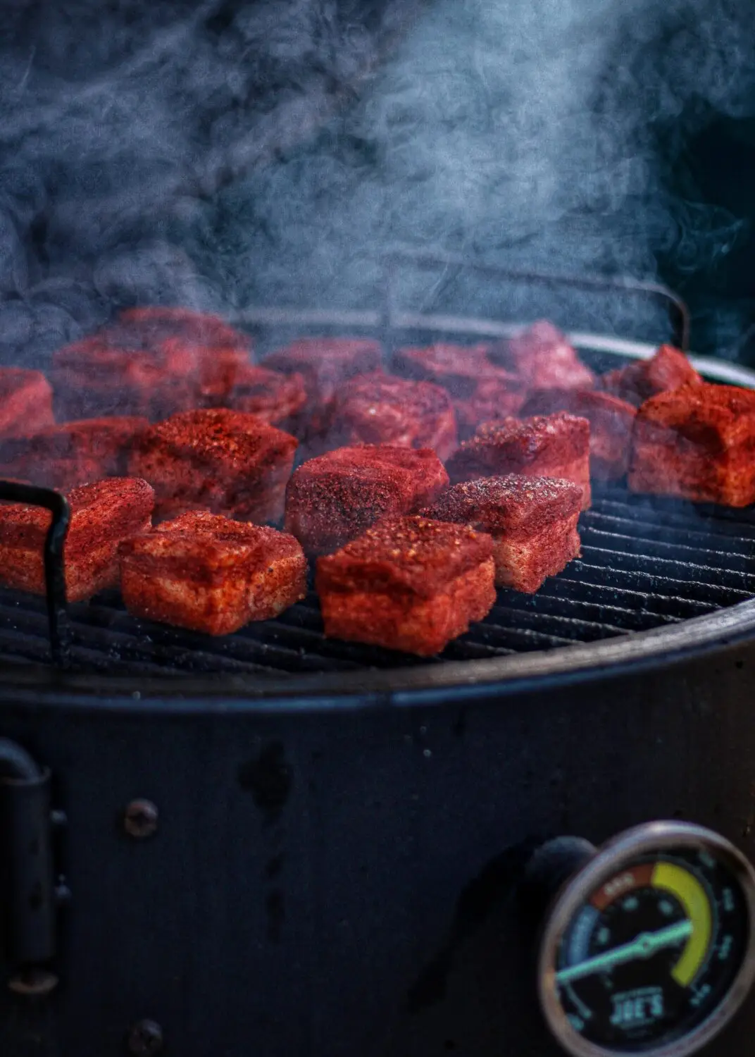 There's just something special about a slowly smoldering stack of hardwoods and pork belly burnt ends.