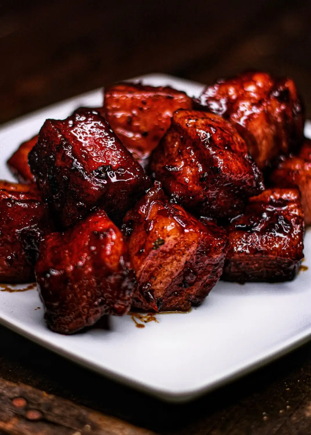 Pork Belly Heaven: Smoked Cherry-Chipotle Burnt Ends