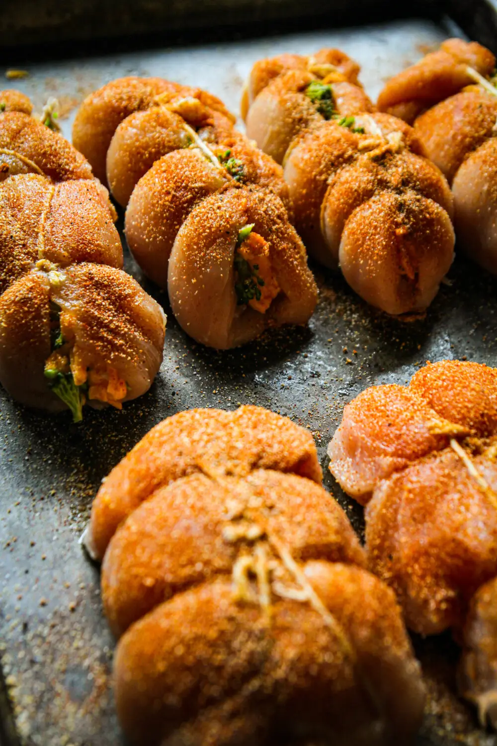 seasoned stuffed chicken