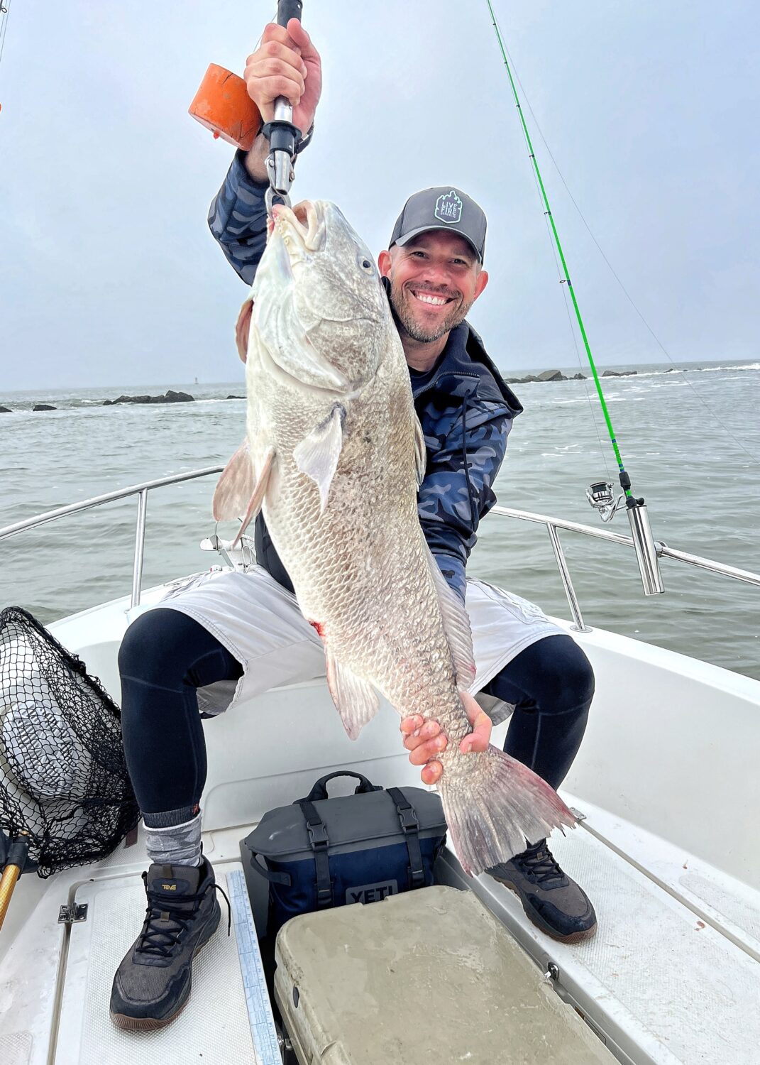 Galveston Bay Fishing Adventure Live Fire Black Drum Tacos