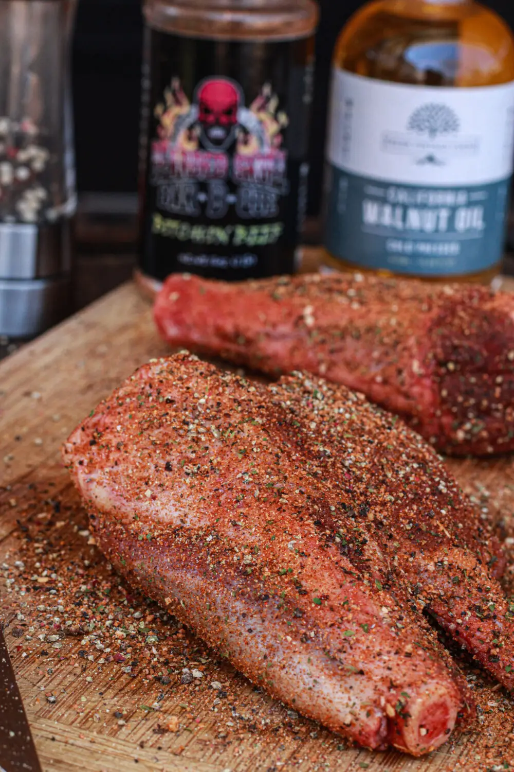 seasoned lamb shanks