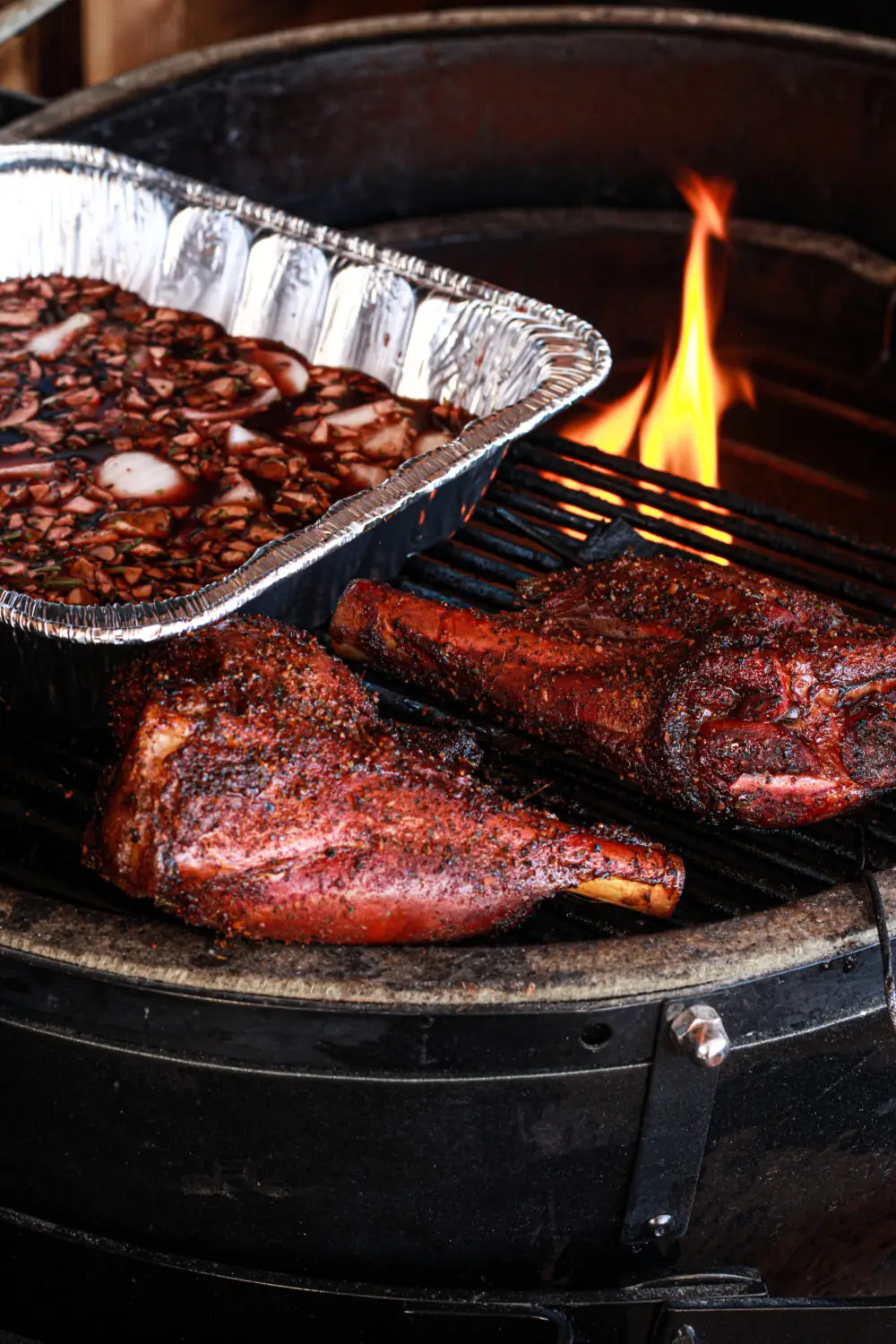 braising smoked lamb shanks
