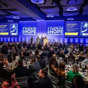 Guests attend American Cancer Society Taste of Hope gala